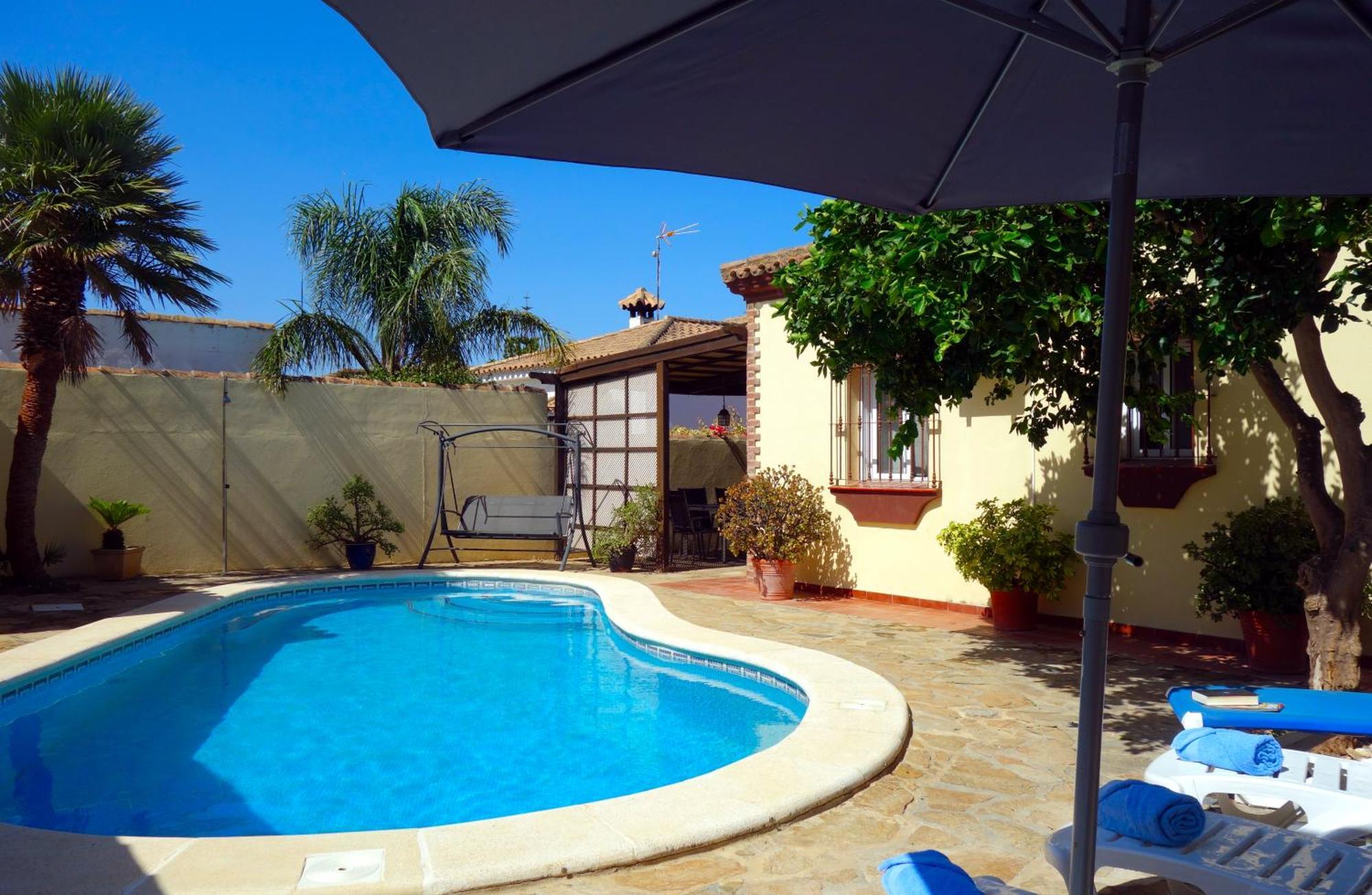 Casa Limon - Ferienhaus - Pool - Klimaanlage - W-Lan Chiclana de la Frontera Exterior photo